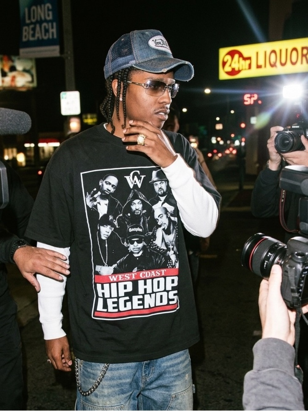 Hip Hop Legends Graphic Short Sleeve Tee by Shaka Wear